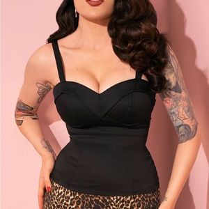 Vixen Micheline Pitt Black Maneater Top